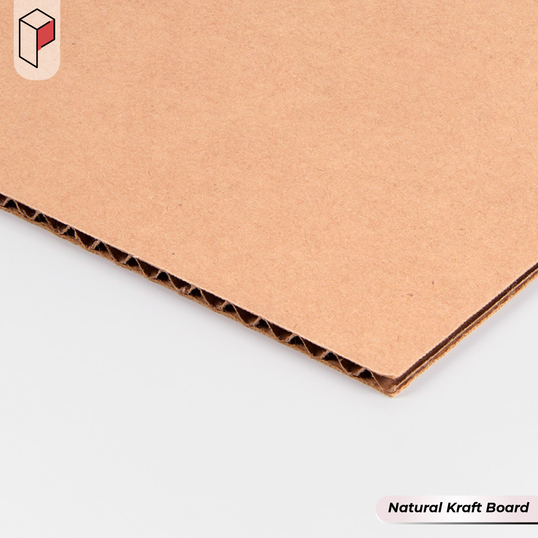 natural kraft board Corrugated (1)