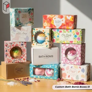 Custom Bath Bomb Boxes