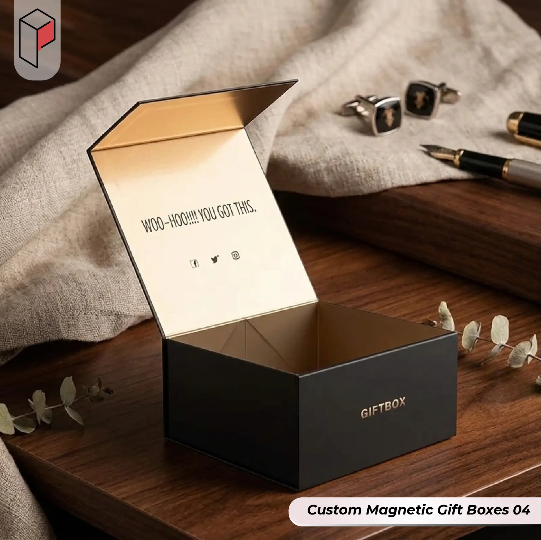 Custom Luxury Magnetic Gift Boxes (4)