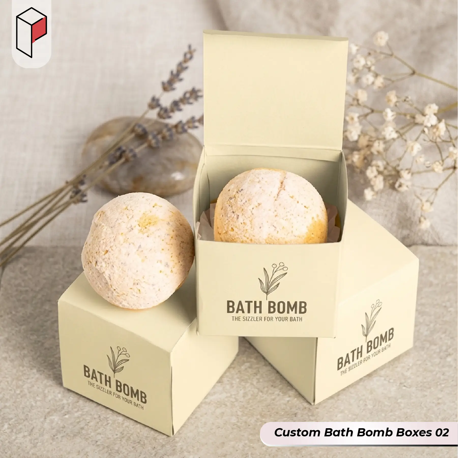Custom printed Bath Bomb Boxes (2)