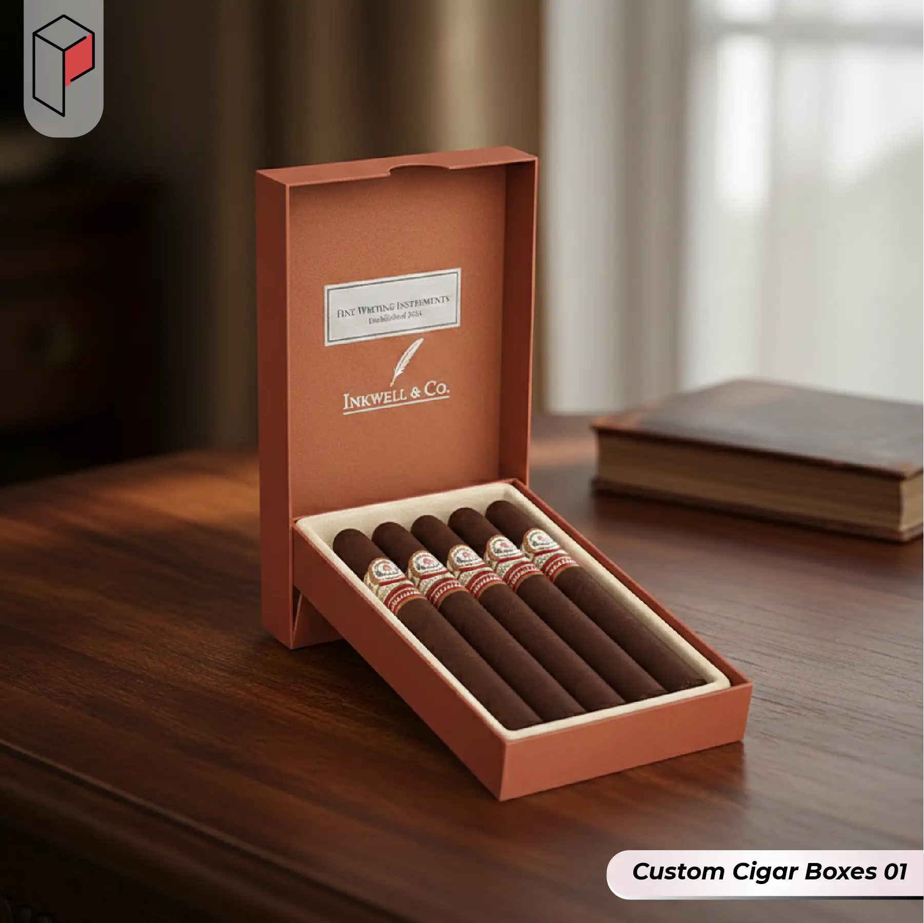 Custom rigid Cigar Boxes (1)