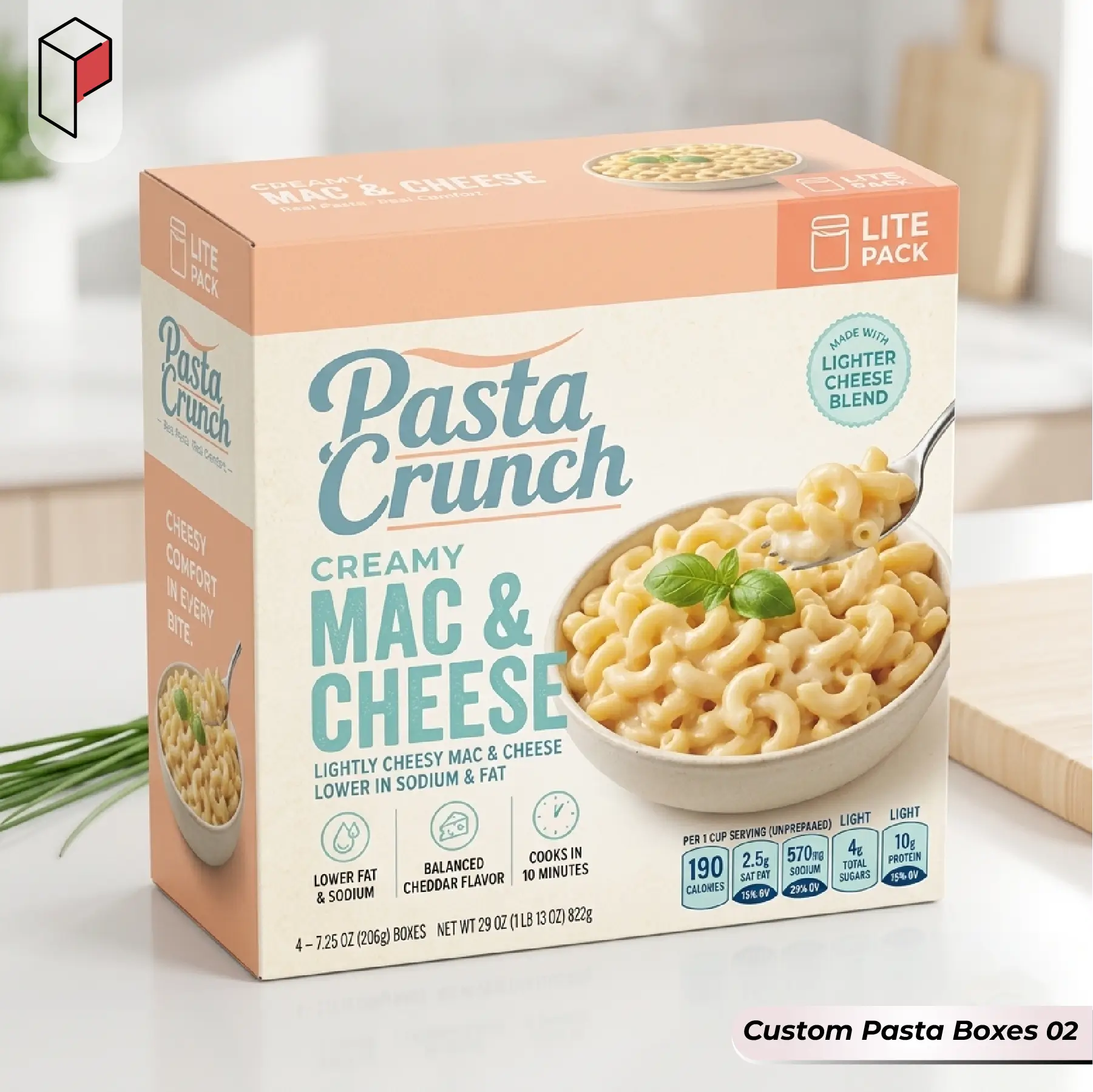 Custom Pasta Boxes Wholesale 02