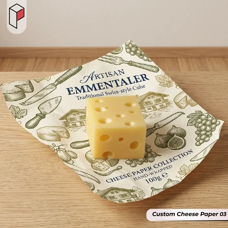 Custom Cheese Paper With Logo 03