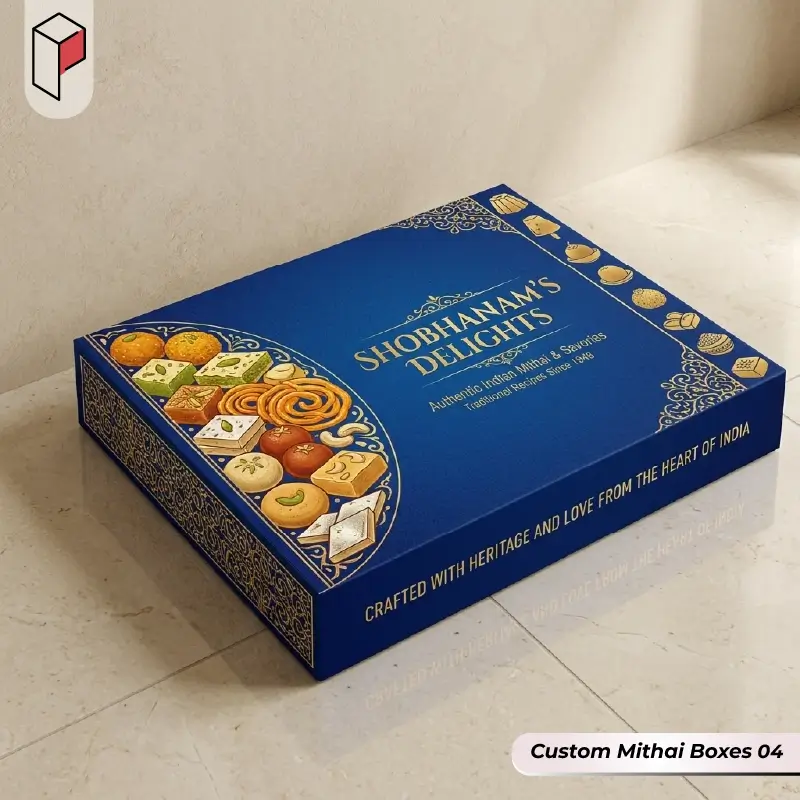 Custom Mithai Boxes With Logo 04
