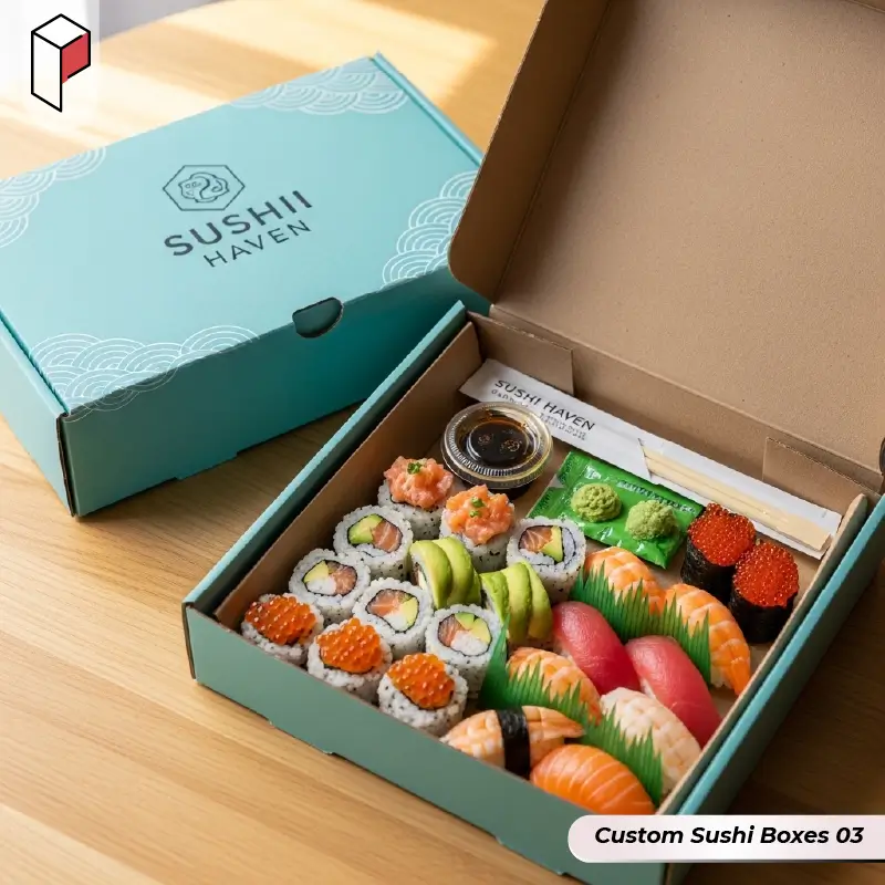 Custom Sushi Boxes with Logo 03