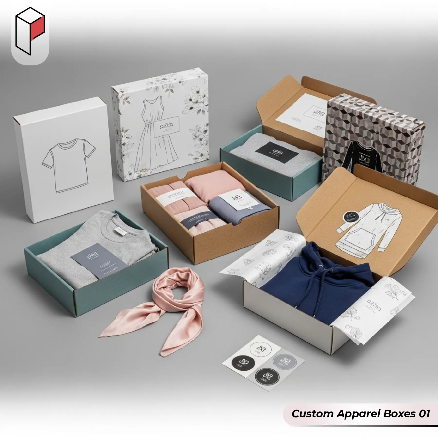 Custom Apparel Boxes
