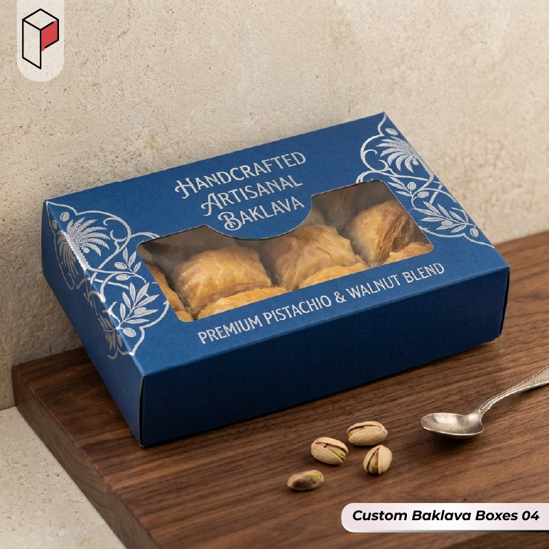 Custom Baklava Boxes With logo 04