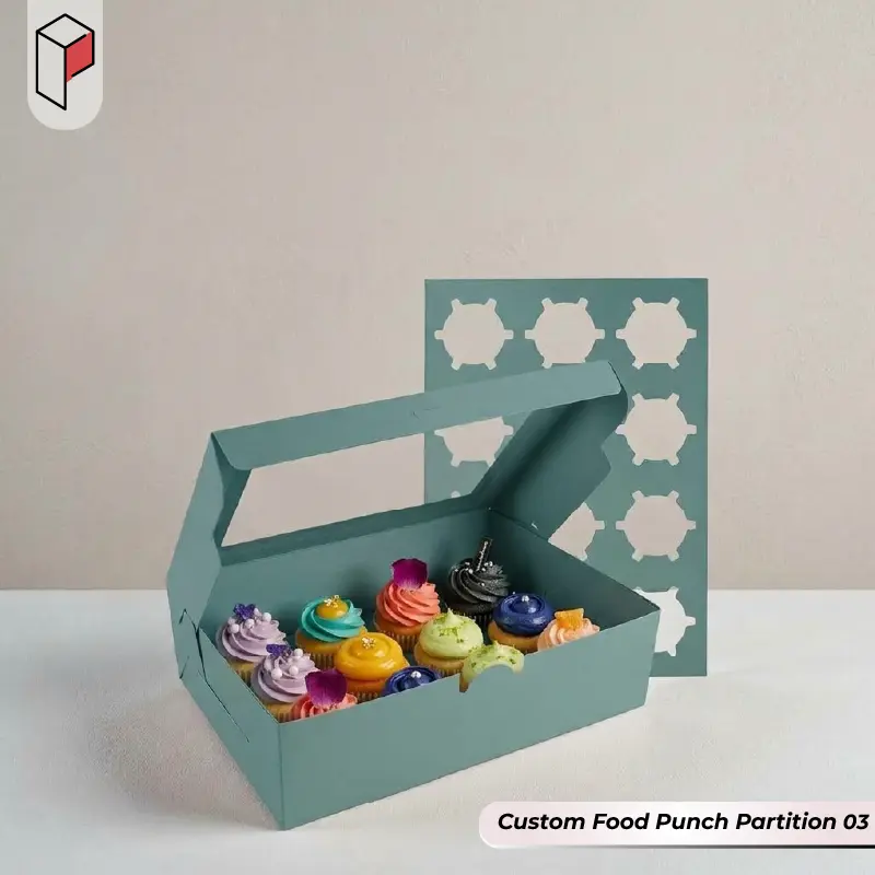 Custom Food Punch Partition With Logo 03