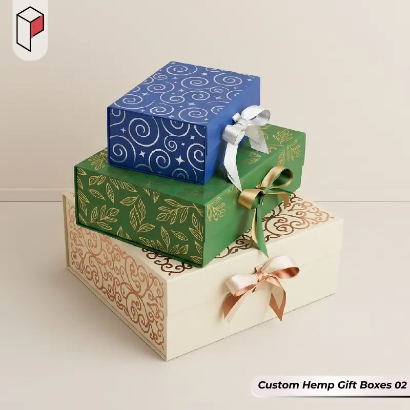 Custom Hemp Gift Boxes Wholesale 02