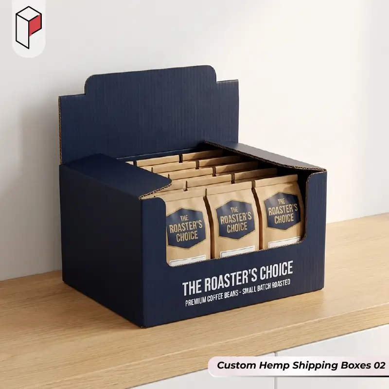 Custom Hemp Shipping Boxes Wholesale 02