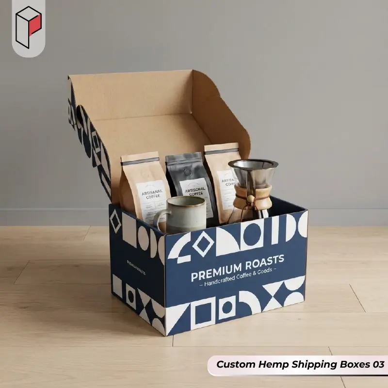 Custom Hemp Shipping Boxes With Logo 03