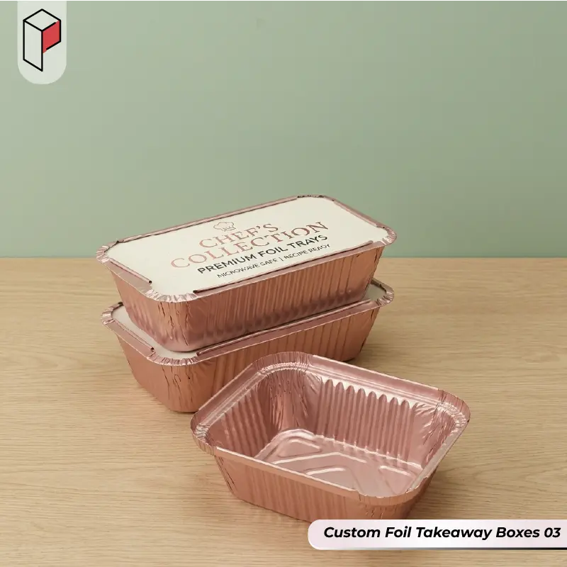 Custom Foil Takeaway Boxes With Logo 03