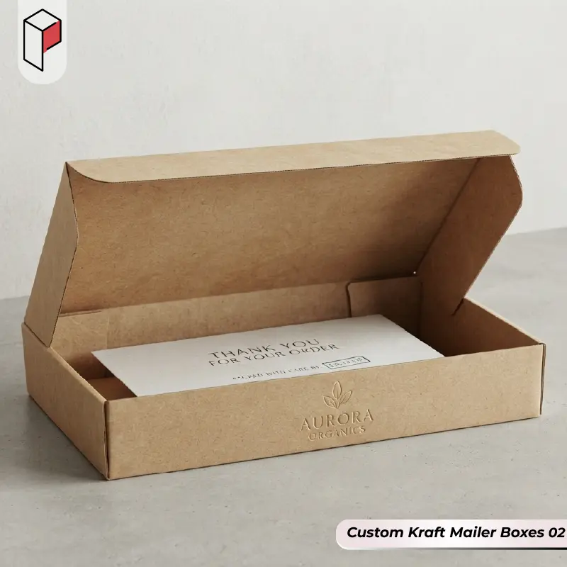Custom Kraft Mailer Boxes Wholesale 02