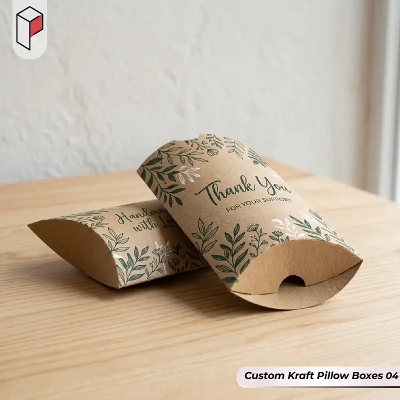 Custom Kraft Pillow Boxes 04