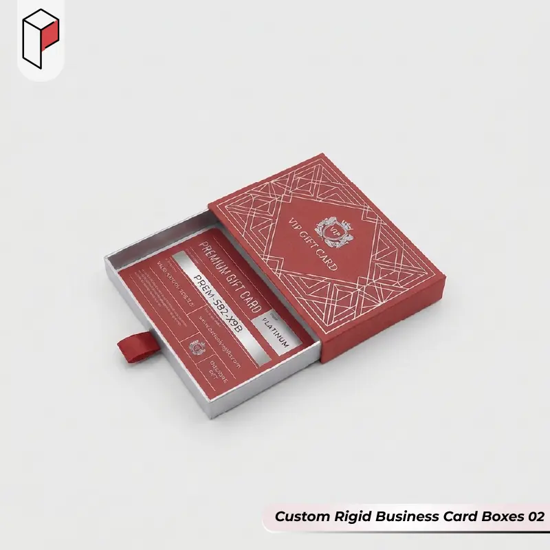 Custom Rigid Business Card Boxes Wholesale 02