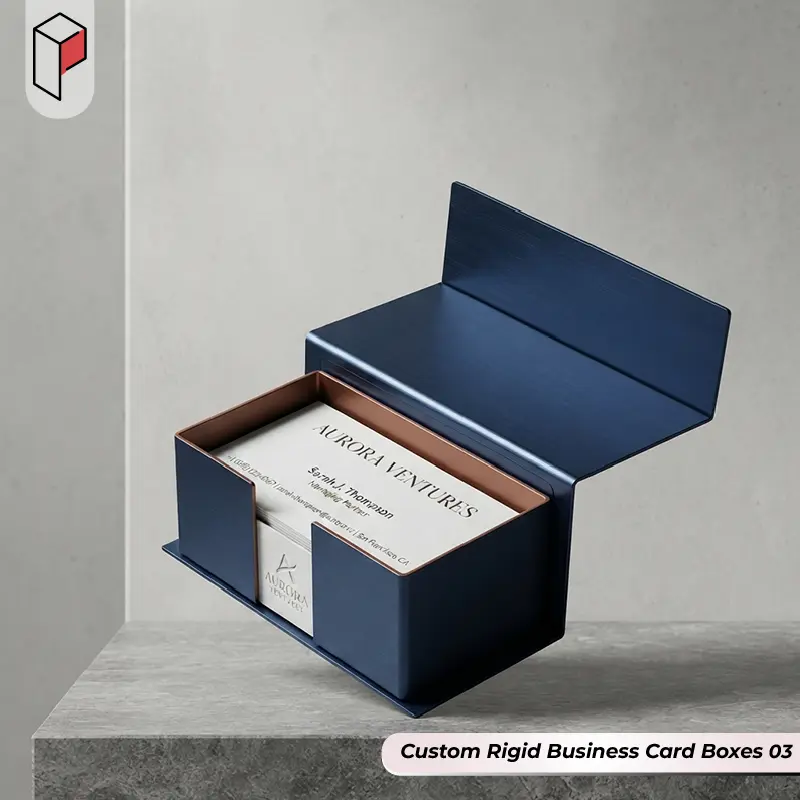 Custom Rigid Business Card Boxes With Logo 03