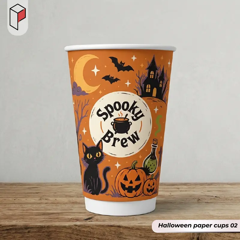 Halloween paper cups wholesale 02