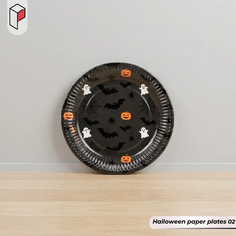 Halloween paper plates wholesale 02