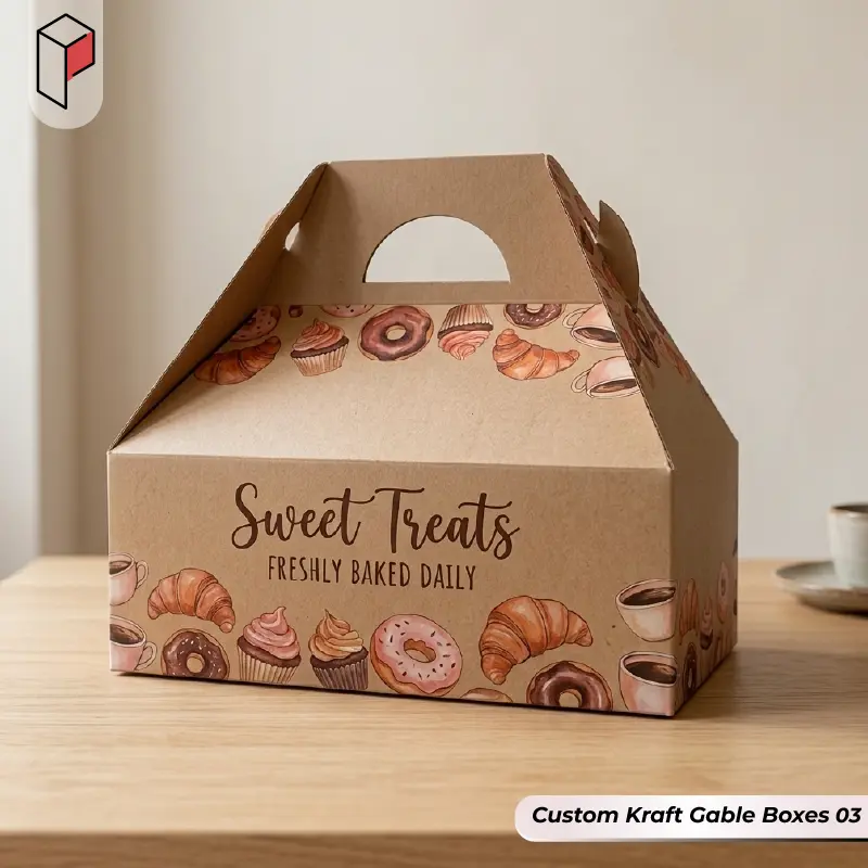 Kraft Gable Boxes With Logo 03