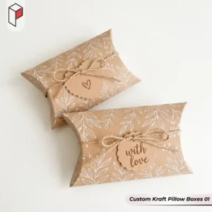 Custom Kraft Pillow Boxes
